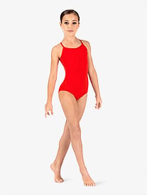 Girls Adjustable Strap Leotard