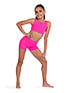 DANZNMOTION Tops  in Neon Pink #25313C filename 25313c_3.jpg