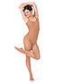 Body Wrappers Tights  in Suntan #A91X filename a91x_1.jpg