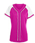 Augusta Sportswear Team Wear  in Power Pink/White #AUG1665E filename aug1665e_9.jpg