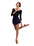 Bloch Skirts  in Navy #CR4211 filename cr4211_13.jpg