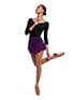 Bloch Skirts  in Aubergine #CR4211 filename cr4211_3.jpg