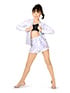 Double Platinum Performance / Costumes  in Silver/White #DP1085C filename dp1085c_3.jpg