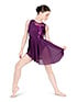Elisse Performance / Costumes  in Burgundy #EL822C filename el822c_4.jpg