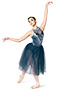 Elisse Performance / Costumes  in Steel Blue #EL839 filename el839_2.jpg