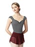 Lulli Skirts  in Burgundy #LUB295 filename lub295_6.jpg