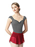 Lulli Skirts  in Dark Red #LUB295 filename lub295_9.jpg