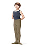 Lulli Tights  in Khaki #LUB399B filename lub399b_18.jpg