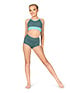 Lumi Collective Tops  in Pale Cacti/Cabo Blue #LUM174 filename lum174_12.jpg