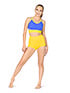 Lumi Collective Tops  in Sedona Blue/Aurora Yellow #LUM174 filename lum174_16.jpg