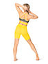 Lumi Collective Tops  in Grey/Aurora Yellow #LUM174 filename lum174_4.jpg