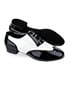 Very Fine Shoes Ballroom  in Black Patent & White Leather #M100101 filename m100101_2.jpg