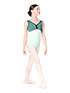 Mariia Leotards  in Pale Cacti/Icicle/Black #ME2102C filename me2102c_3.jpg