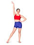 Mariia Crown Tops  in Red #ME613 filename me613_5.jpg
