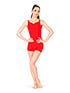 Mariia Crown Unitards  in Red #ME649C filename me649c_12.jpg