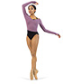 Mariia Warm-Ups  in Purple #ME658C filename me658c_6.jpg