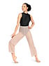 Mariia Crown Pants & Leggings  in Light Tan #ME664C filename me664c_15.jpg
