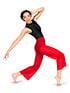 Mariia Crown Pants & Leggings  in Red #ME664C filename me664c_18.jpg