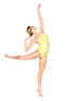 Double Platinum Performance / Costumes  in Yellow #N8014C filename n8014c_3.jpg