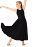 Natalie Dancewear Skirts  in Black #N8108C filename n8108c_1.jpg