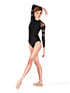 Double Platinum Leotards  in Black/Black Mesh #N8847 filename n8847_6.jpg