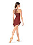 Natalie Dancewear Skirts  in Burgundy #P69 filename p69_4.jpg
