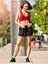 So Danca Shorts  in Black #RDE1992 filename rde1992_1.jpg