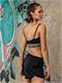 So Danca Shorts  in Black #RDE1992 filename rde1992_3.jpg