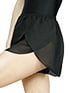 Jule Dancewear Shorts  in Black #SHORTIEC filename shortiec_4.jpg