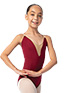 So Danca Leotards  in Burgundy/Beige #SL104 filename sl104_1.jpg
