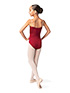 So Danca Leotards  in Burgundy/Beige #SL104 filename sl104_2.jpg