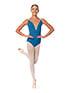 So Danca Leotards  in Peacock/Beige #SL22 filename sl22_6.jpg