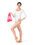 Double Platinum Bags  in Neon Pink #TH100 filename th100_6.jpg
