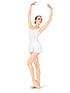 Theatricals Skirts  in White #TH5114 filename th5114_6.jpg