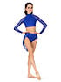 Body Wrappers Performance / Costumes  in Royal #TW613 filename tw613_1.jpg
