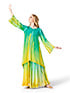 Watercolour Liturgical  in Emerald/Gold #WC101 filename wc101_6.jpg