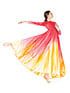 Watercolour Liturgical  in White/Red/Yellow #WC5190 filename wc5190_12.jpg
