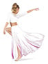 Watercolour Performance / Costumes  in White/Claret #WC7240 filename wc7240_5.jpg