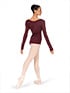 Bloch Tops  in Burgundy #Z0959 filename z0959_2.jpg